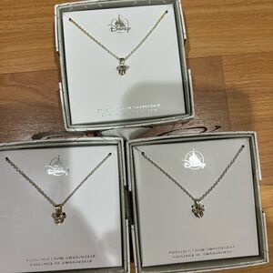 Crystal Mickey Head Necklace